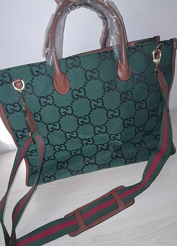  Beden yeşil Renk Gucci bayan canta