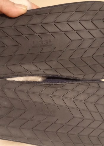 UGG  lacivert Kürk Detaylı Ev Terliği - Görsel 5