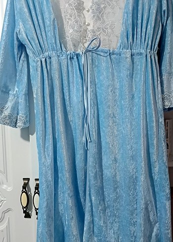 Nakışlı Bohem Kadın Kısa Kollu Pijama Takımı - Görsel 2