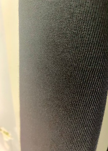 Pamuklu kalın triko kısa elbise - Görsel 3