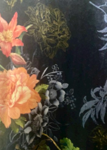 Stradivarius Çiçek Desenli kadife elbise - Görsel 3