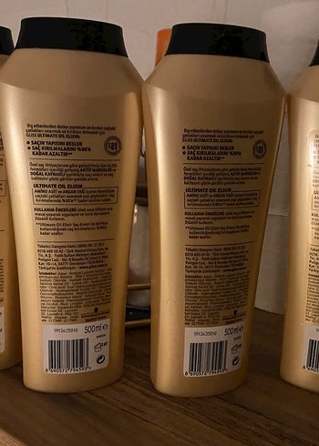 Schwarzkopf Gliss Ultimate Oil Elixir Şampuan 4lü paket - Görsel 2