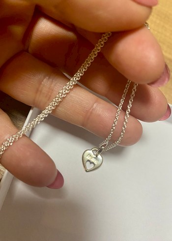 Pandora mother yazılı gümüş kolye ve zincir - Görsel 4