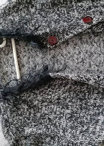 Kırçıllı Uzun Kollu Triko Kadın Hırka - Görsel 4