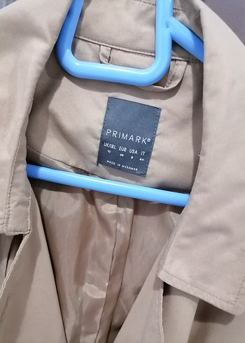 Kadın Bej Midi Trençkot Kemerli - Görsel 2