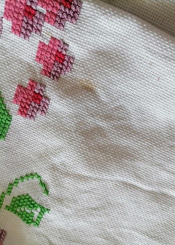 Nakışlı Çiçek Desenli antika yatak eteği - Görsel 3