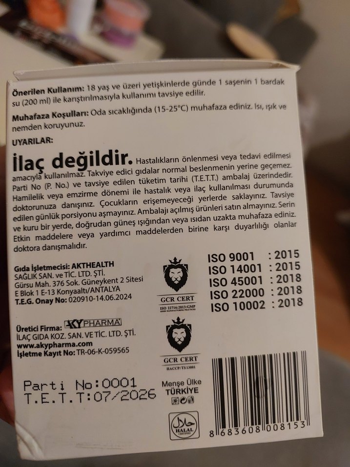 Okfertil 30 Saşe Takviye Edici Gıda - Görsel 3