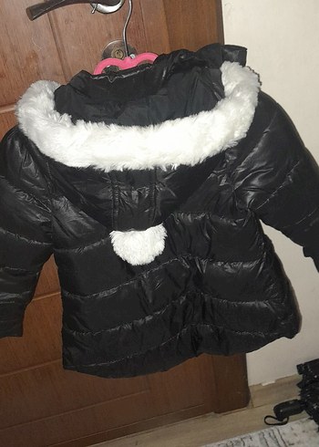 Koton Kürklü Siyah Çocuk Kışlık Mont