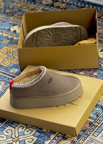 Ugg Kahverengi Kadın Dolgu Topuk Terlik