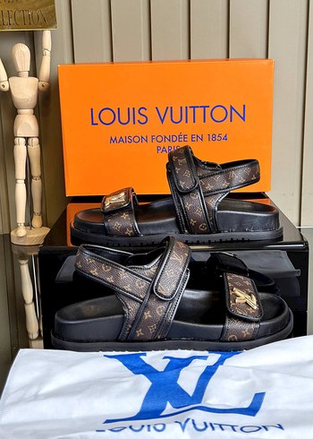 Louis Vuitton Kemerli Kahverengi Terlik