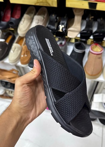 Skechers Erkek Siyah Spor Sandalet - Görsel 3