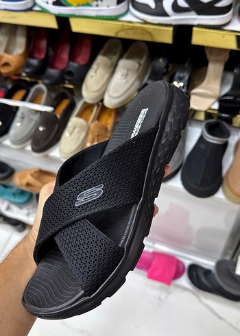 Skechers Erkek Siyah Spor Sandalet - Görsel 2