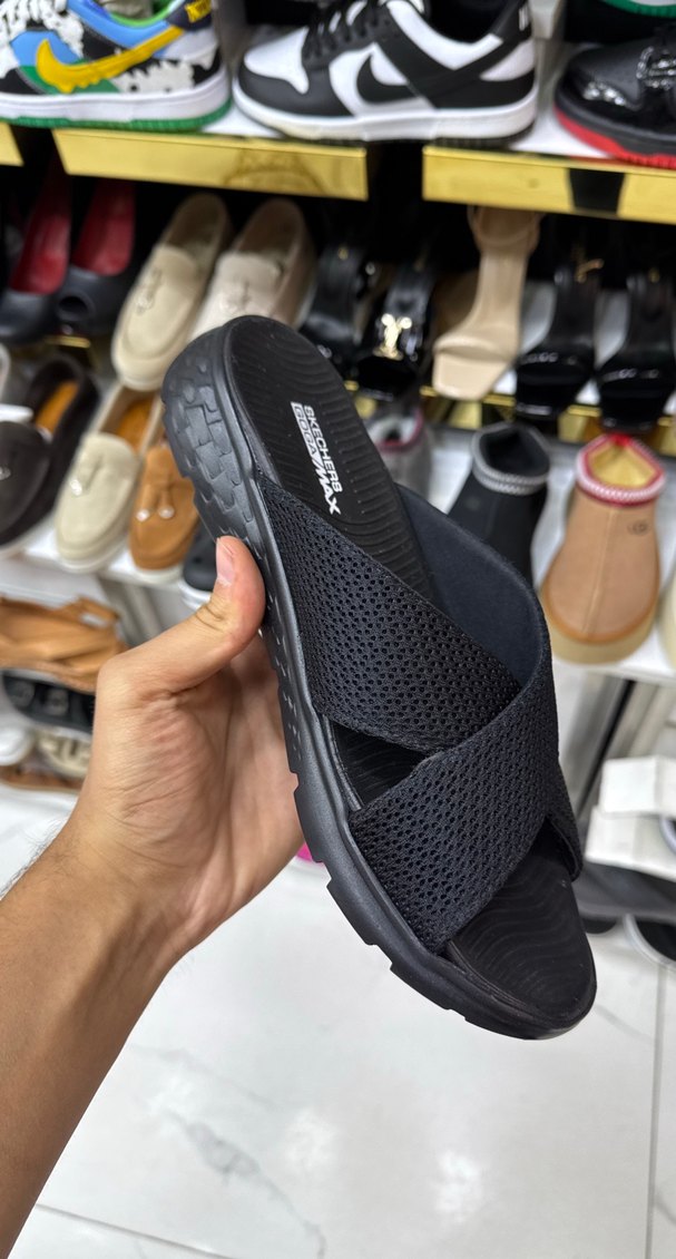 Skechers Erkek Siyah Spor Sandalet - Görsel 3