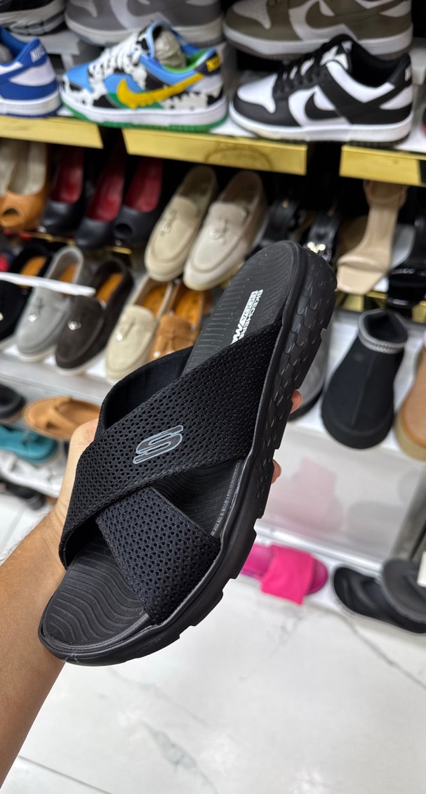 Skechers Erkek Siyah Spor Sandalet - Görsel 2