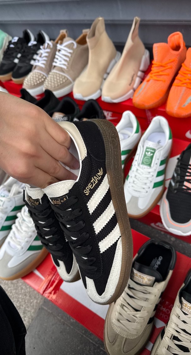 Siyah Kadın Spor Ayakkabı Velcro Detaylı - Görsel 3