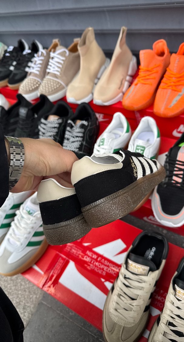 Siyah Kadın Spor Ayakkabı Velcro Detaylı - Görsel 4