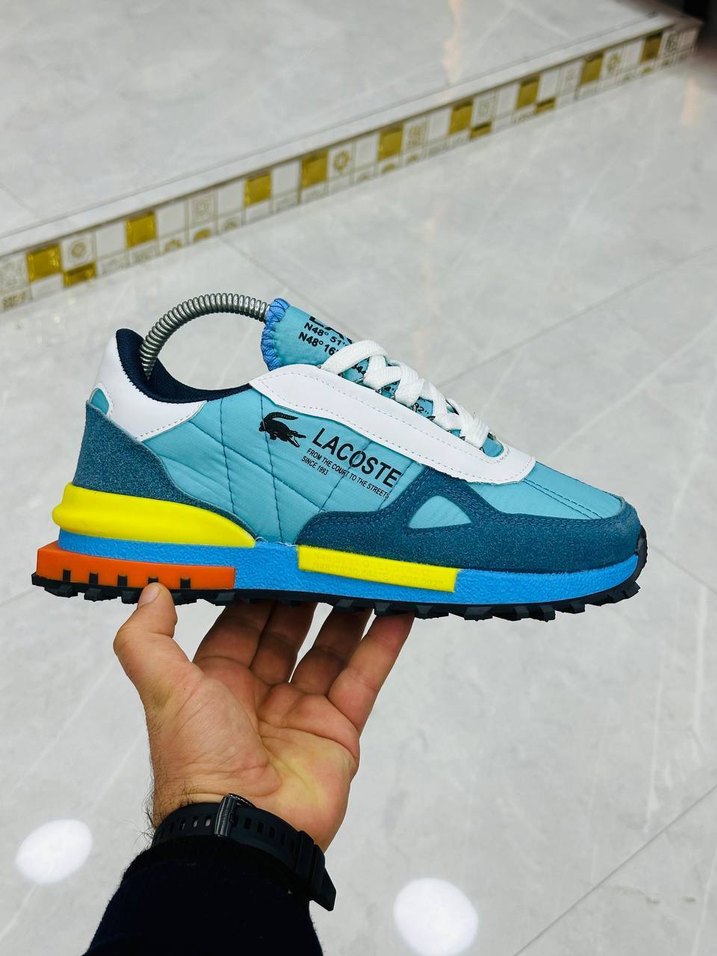 Lacoste Beyaz Yeşil Erkek Spor Ayakkabı - Görsel 4