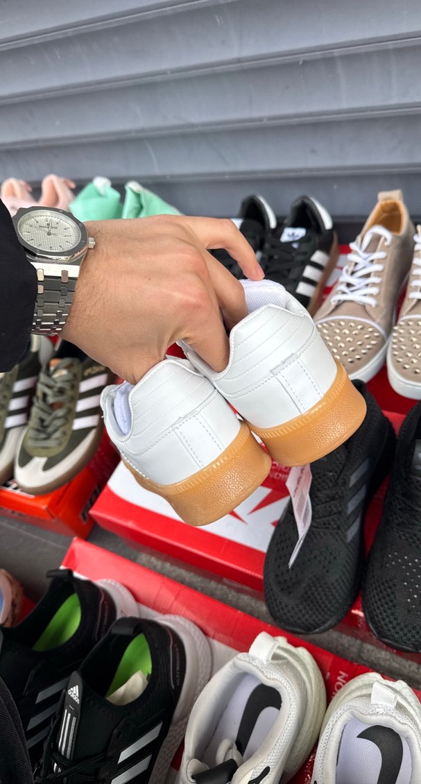 Beyaz Bağcıklı Kadın Sneakers - Görsel 2