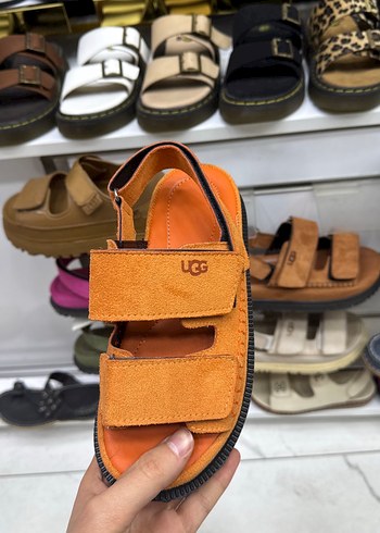 Kadın Süet Kahverengi Dolgu Topuklu Sandalet - Görsel 2