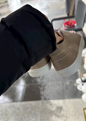 Bej Süet Erkek Spor Ayakkabı - Görsel 4