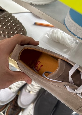 Bej Süet Erkek Spor Ayakkabı - Görsel 6