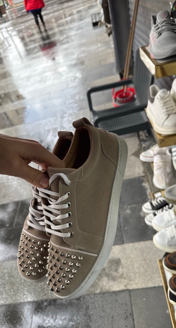 Bej Süet Erkek Spor Ayakkabı - Görsel 3