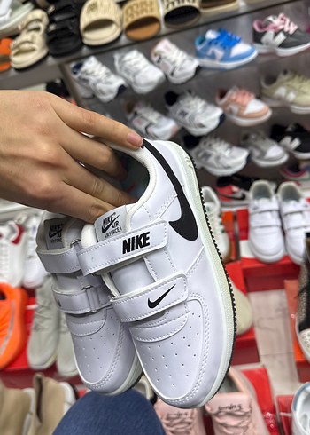 Beyaz Siyah Erkek Çocuk Spor Ayakkabı - Görsel 3