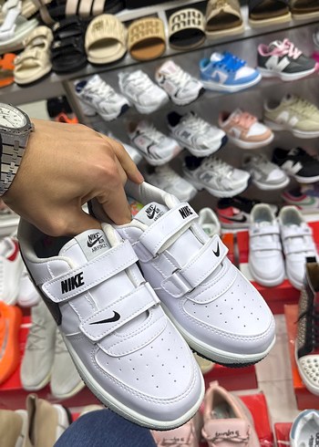 Beyaz Siyah Erkek Çocuk Spor Ayakkabı - Görsel 2