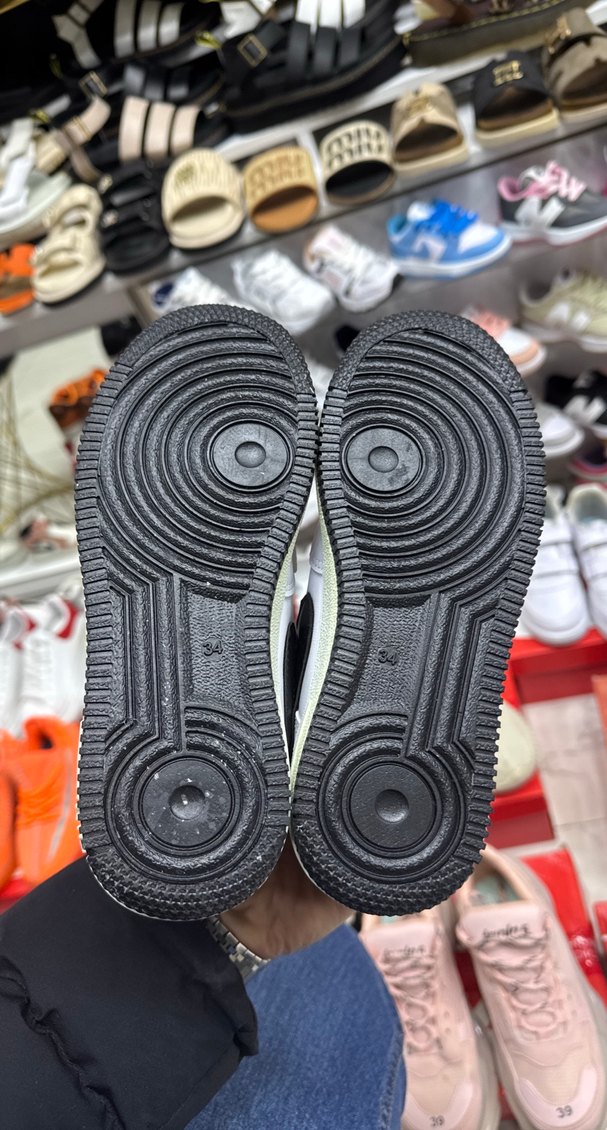 Beyaz Siyah Erkek Çocuk Spor Ayakkabı - Görsel 5