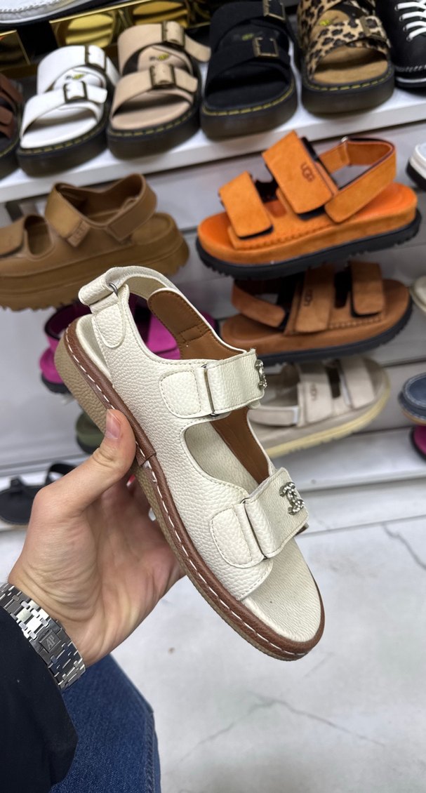 Beyaz Yılan Desenli Topuklu Kadın Sandalet - Görsel 2