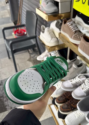 Yeşil Beyaz Kadın Spor Ayakkabı - Görsel 4