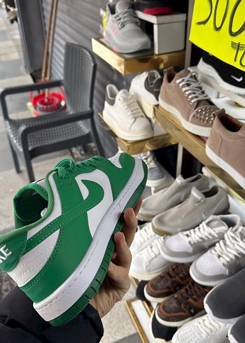 Yeşil Beyaz Kadın Spor Ayakkabı - Görsel 3