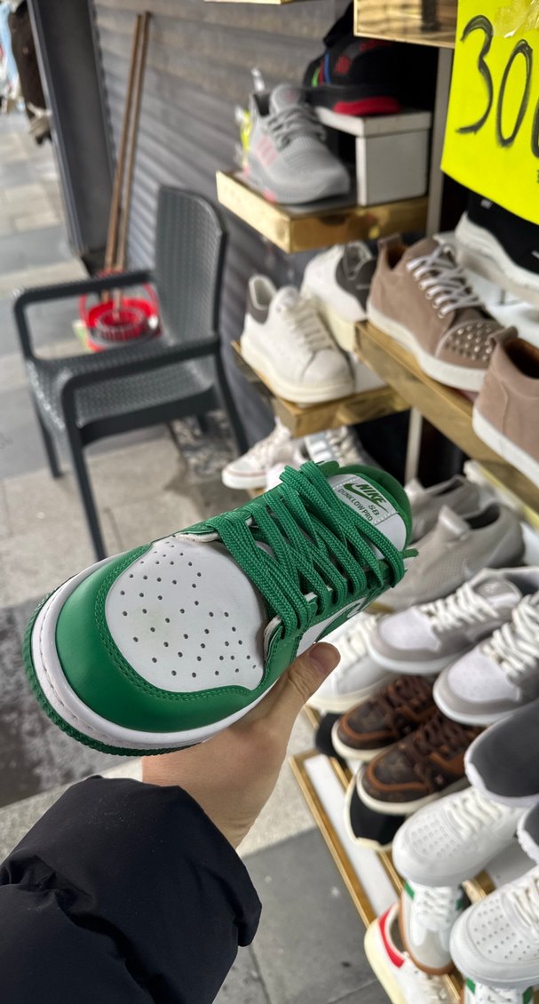 Yeşil Beyaz Kadın Spor Ayakkabı - Görsel 4