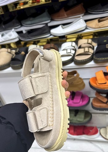 Bej Kadın Günlük Platform Sandalet - Görsel 3