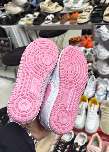 Pembe Beyaz Kız Çocuk Spor Ayakkabı - Görsel 5