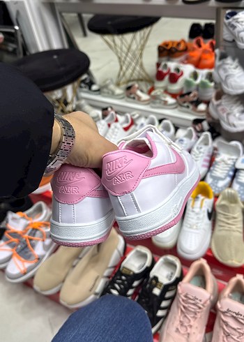 Pembe Beyaz Kız Çocuk Spor Ayakkabı - Görsel 4