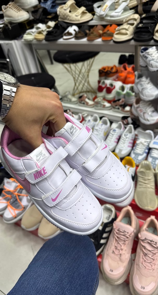 Pembe Beyaz Kız Çocuk Spor Ayakkabı - Görsel 2