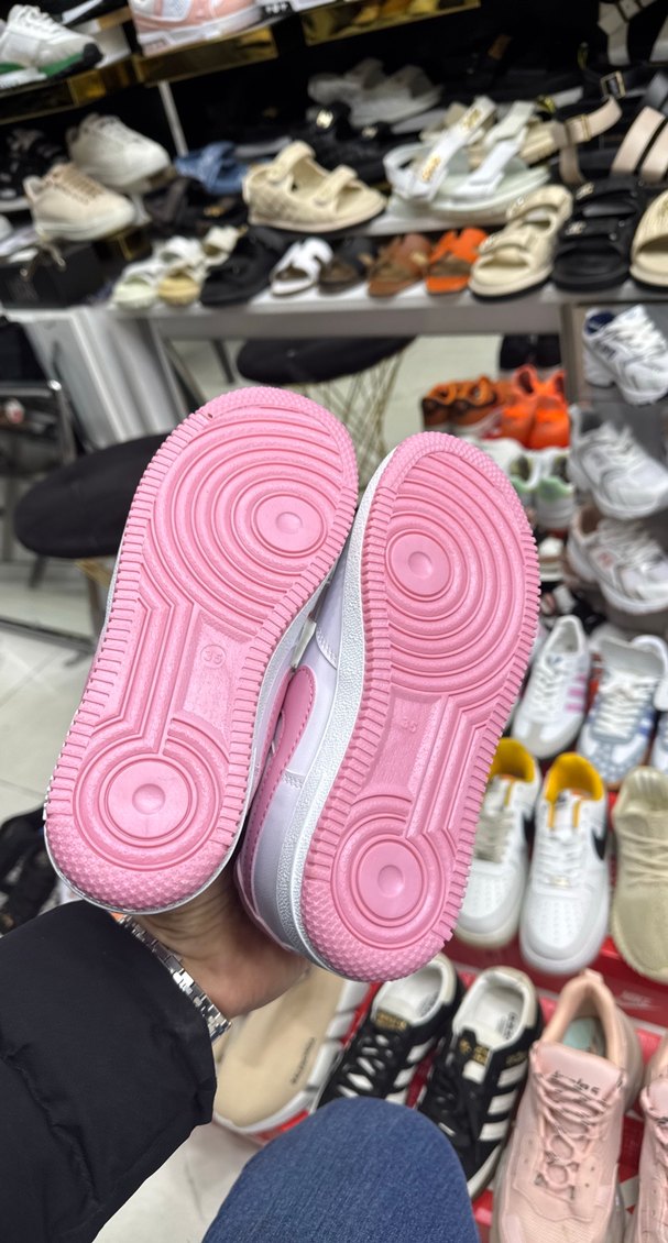 Pembe Beyaz Kız Çocuk Spor Ayakkabı - Görsel 5