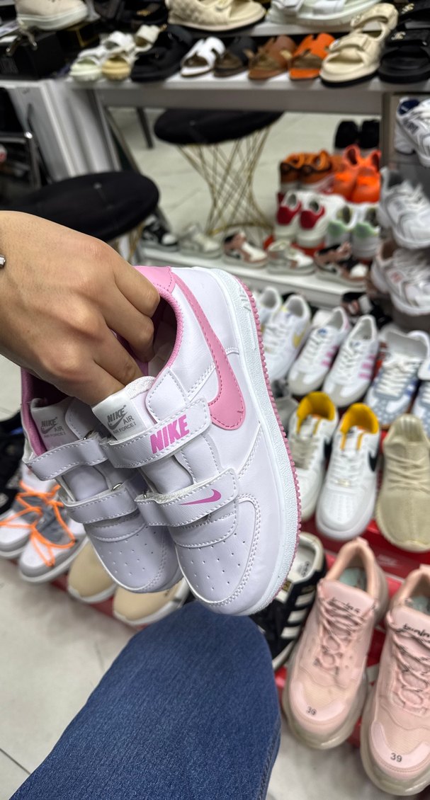 Pembe Beyaz Kız Çocuk Spor Ayakkabı - Görsel 3