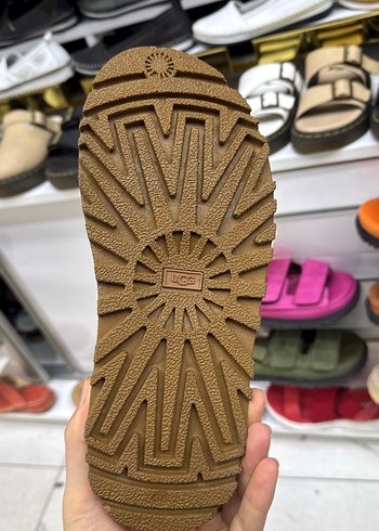 Kahverengi Platform Topuklu Kadın Sandalet - Görsel 4