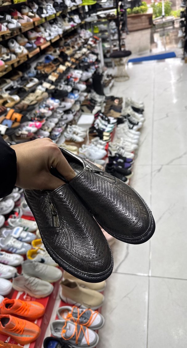 Gri Yılan Desenli Platform Topuklu Kadın Spor Ayakkabı - Görsel 2