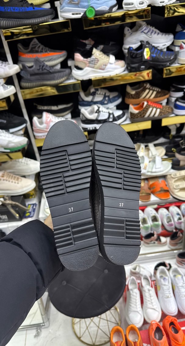 Gri Yılan Desenli Platform Topuklu Kadın Spor Ayakkabı - Görsel 5