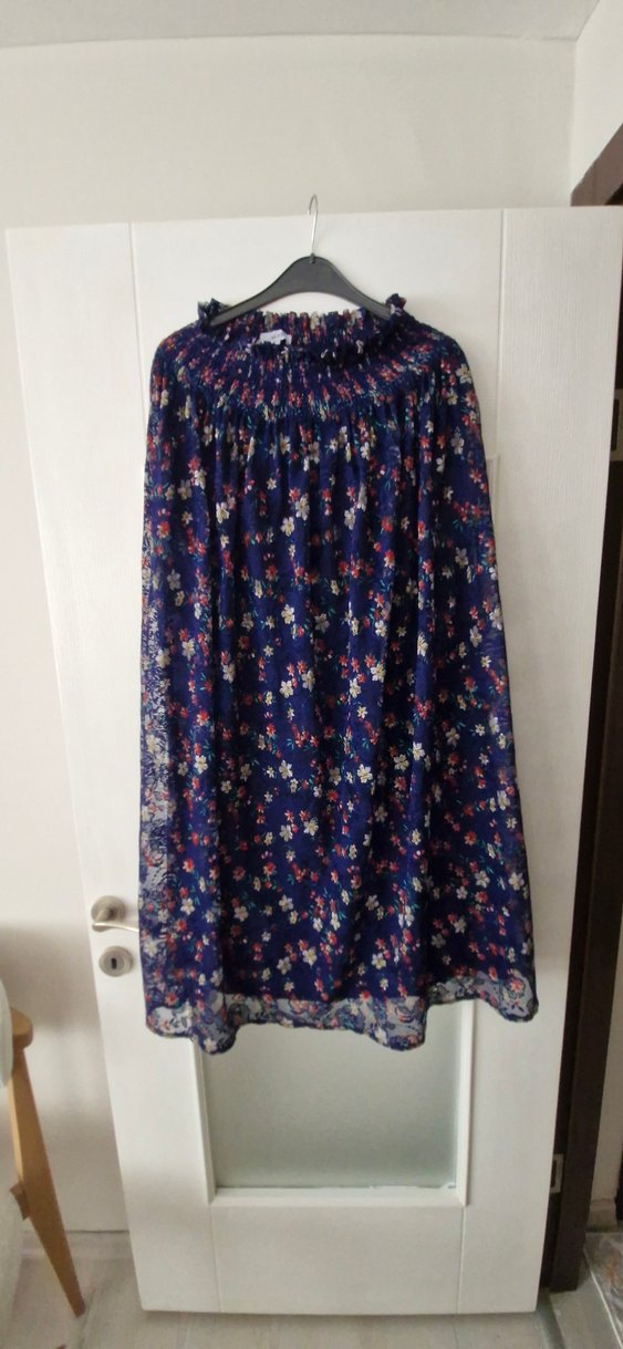 Renkli Nakışlı Bohem Etek - Görsel 2