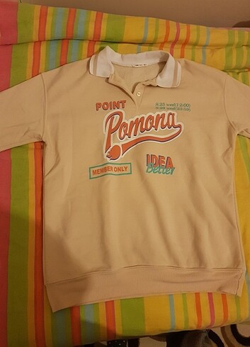 Polo yaka sweat