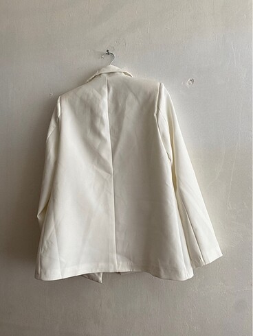 38 Beden beyaz Renk Blazer ceket
