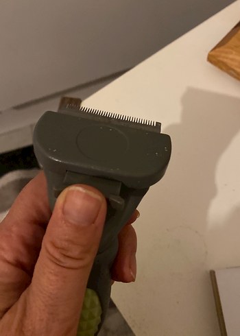 Gri ve haki kedi tüy tarama fırçası - Görsel 4