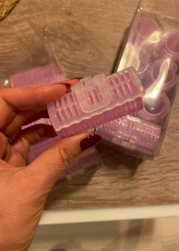 Pastel Pembe Saç Bigudisi Seti - Görsel 2