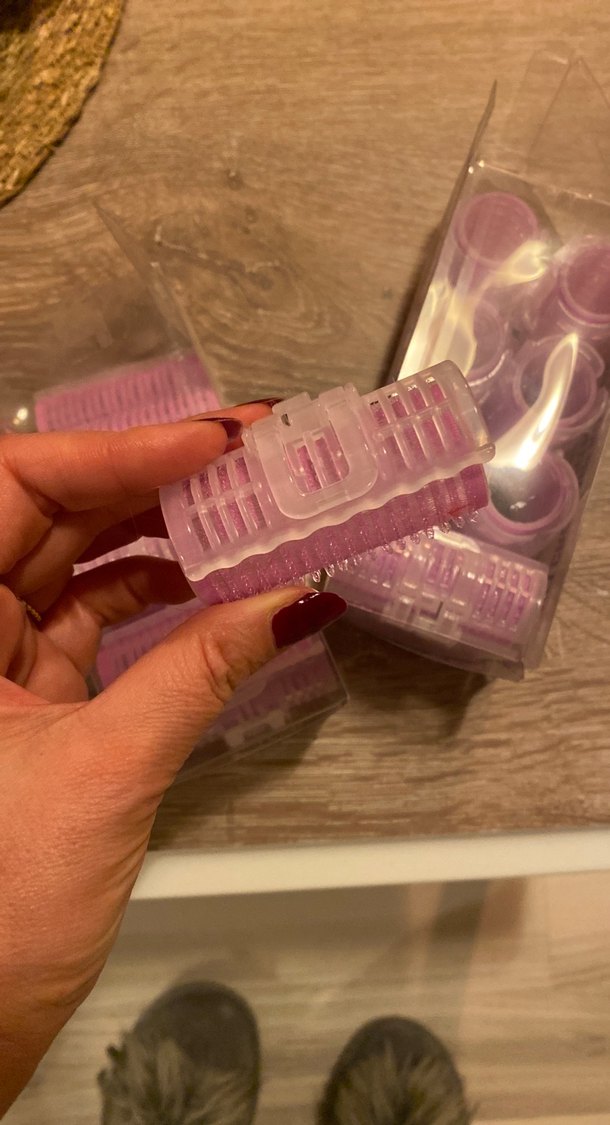 Pastel Pembe Saç Bigudisi Seti - Görsel 2