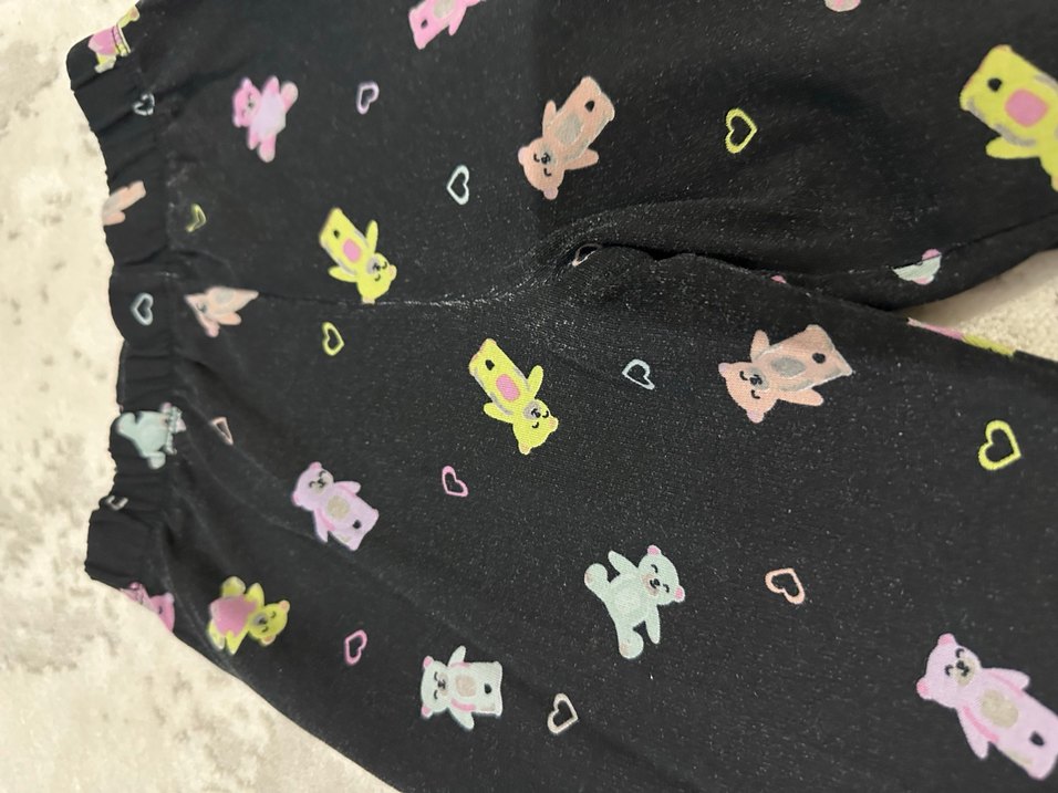 Kız Çocuk Renkli Desenli Tayt - Görsel 2