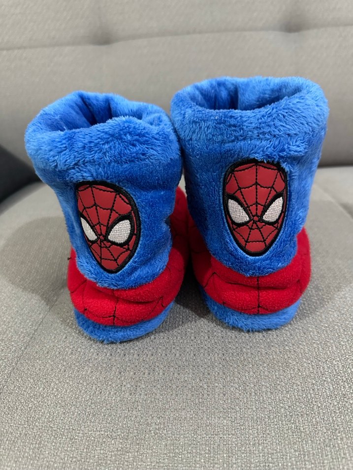 Örümcek Adam Nakışlı Erkek Çocuk ev botu - Görsel 3